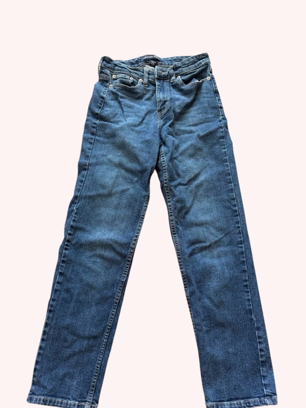 Calvin Klein Jeans blue denim waist label jeans